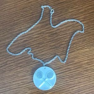 Pewter Tennis Necklace